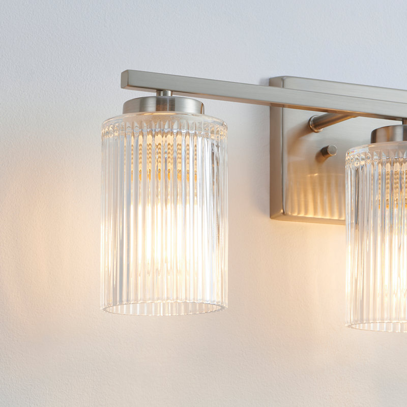 Lurigid Vanity Light Collection, 3 Lights, Brushed Nickel