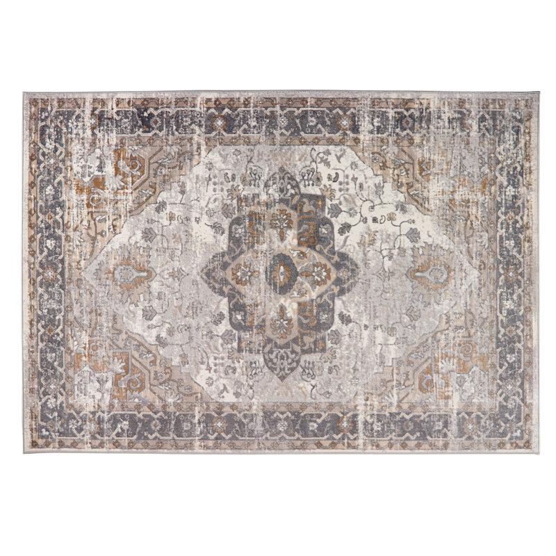 Ann Oriental Machine Tufted Area Rug, Rectangle 80 x 150cm