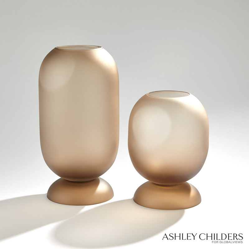 Ashton Vase-Topaz-Tall, 14.25" H x 10.75" W x 10.75" D