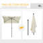 2m x 1.3m Rectangular Parasol Rosenda-27041358