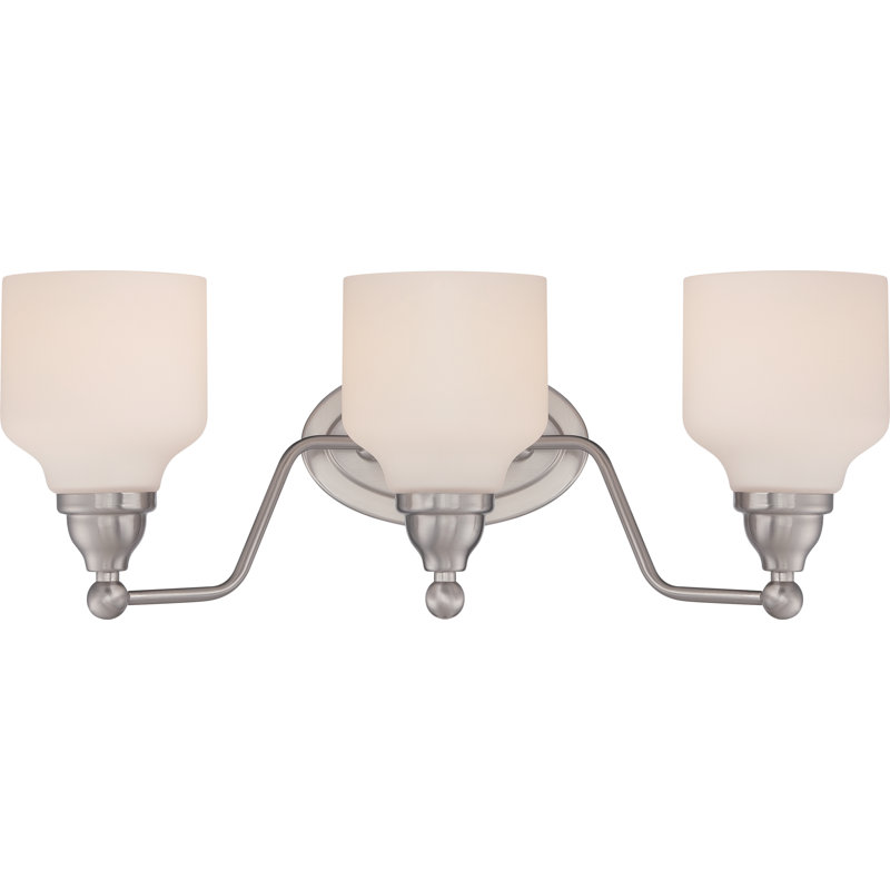 Éclairage pour meuble-lavabo 3 lumières Craine, Nickel poli