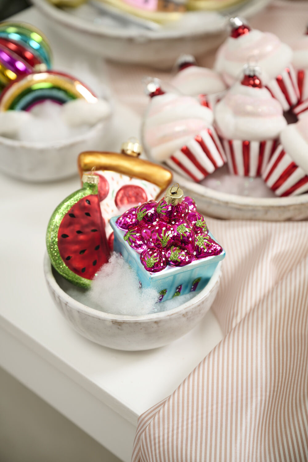 Berry Basket Ornament 2.75"x 3.25"