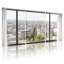 «Scenic & Cityscapes Paris Cityscape», ensemble de 3 reproductions d'art sur toile-2079409937