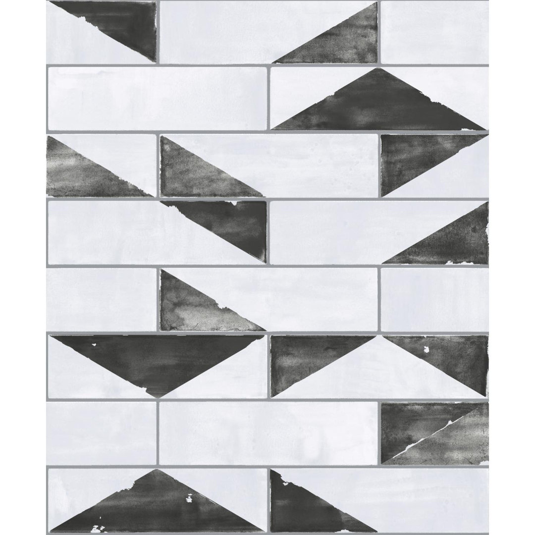 Underground 32.8' x 20.8" Geometric Wallpaper Roll York Wallcoverings 