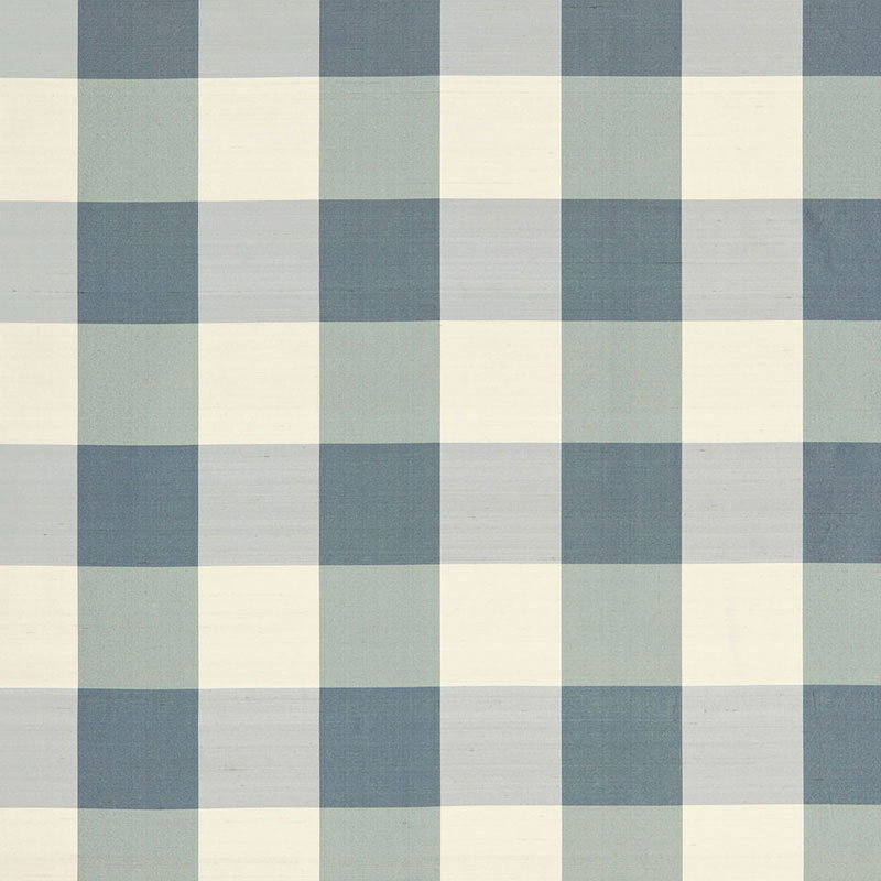 Montgomery Silk Plaid Fabric, Lakeside