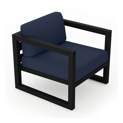Chaise longue d'extérieur avec coussins Sunbrella® Smith