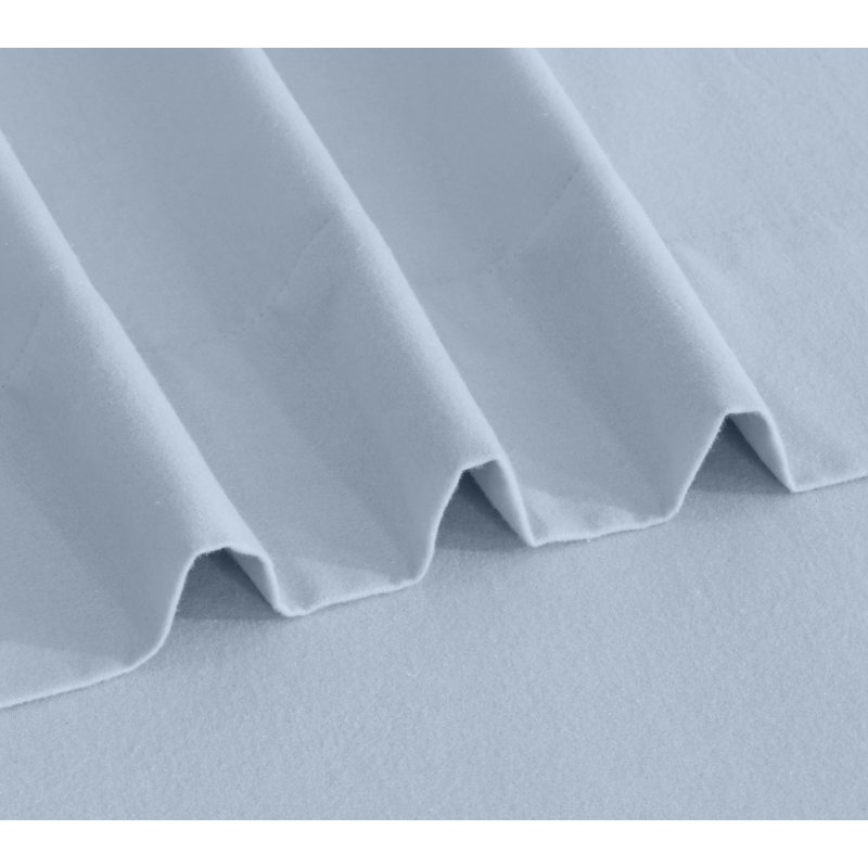 Ensemble de draps 100% flanelle 4 pièces, Ensemble de draps pour très grand lit avec 4 piè, Nature sauvage / carreaux