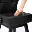 Tabouret de comptoir pivotant de 26 po avec structure en bois massif Lexys-1987437745