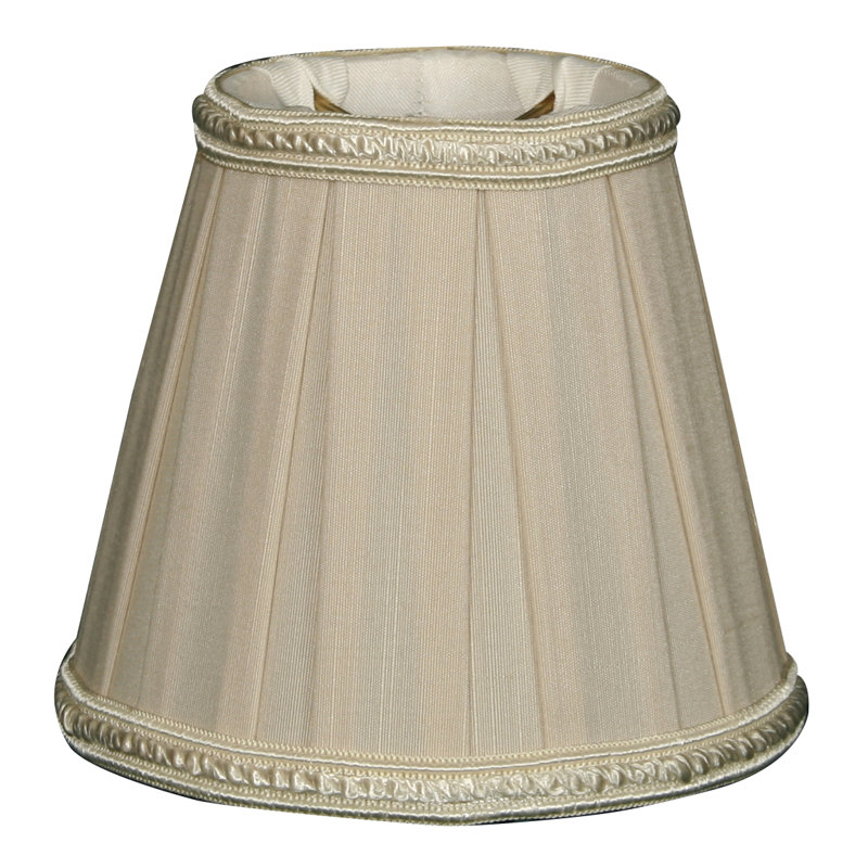 4.5'' H Silk Empire Candelabra Shade, Eggshell