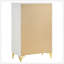 Commode blanche 5 tiroirs Chesney