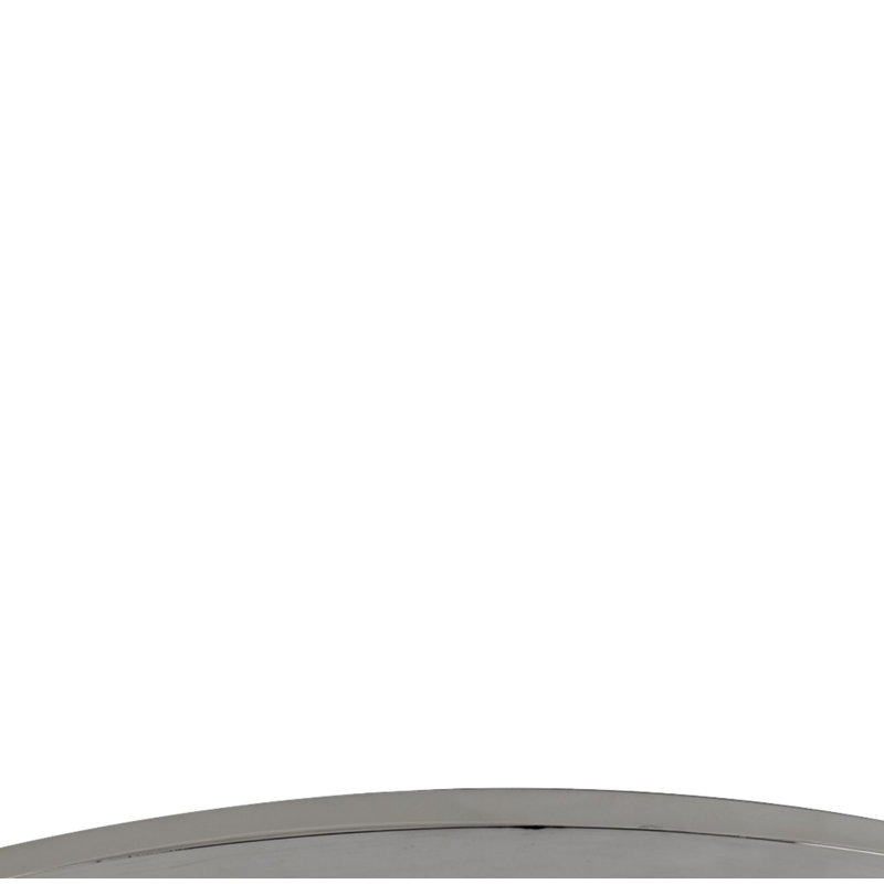 LED Flush Mount, 2.5cm H x 30cm W x 30cm D, Chrome