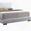 White Queen Bed with LED Light Headboard