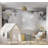 Peel & Stick Glam Wall Mural - Silver Abstract-2083650990