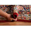 Tapis rouge rétro 10 x 13 po
