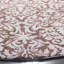 Tapis oriental brun / beige en laine crocheté à la main-25439508