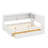 Full Size Wood Daybed With Storage Shelves, USB, LED, And 2 Drawers-946005388