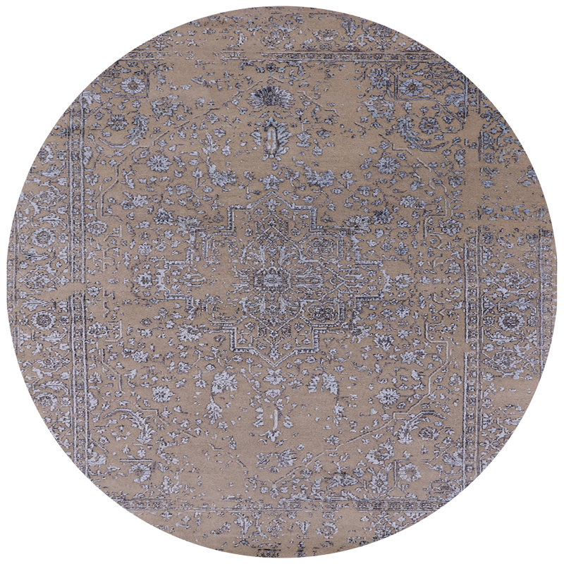 Hundt Oriental Indoor Rug, Round 5'