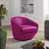 Plum Violet purple Faux Leather est en rupture de stock