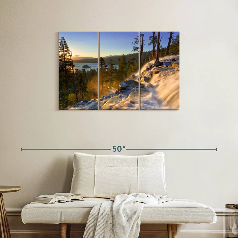 Alvord Lower Eagle Waterfall, 24" H x 38" W