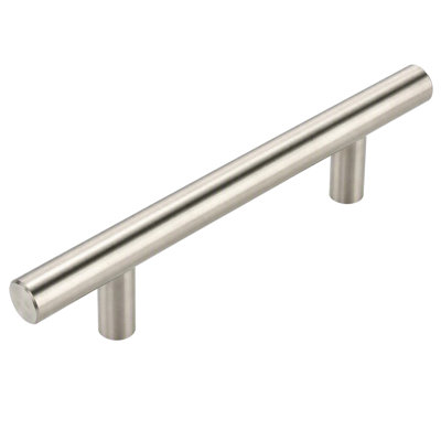 10 Pack 3 Inch Brushed Nickel Cabinet Pulls Modern Cabinet Handles(Hole Center：76mm)