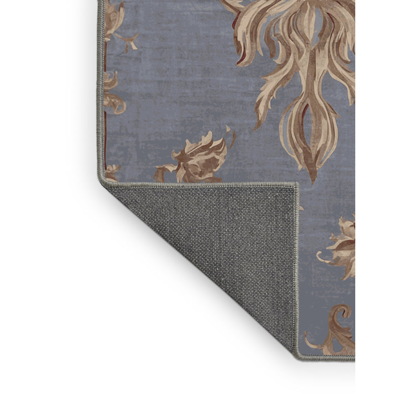 Tapis rose soyeux et moelleux, Rectangle 7 pi x 9 pi