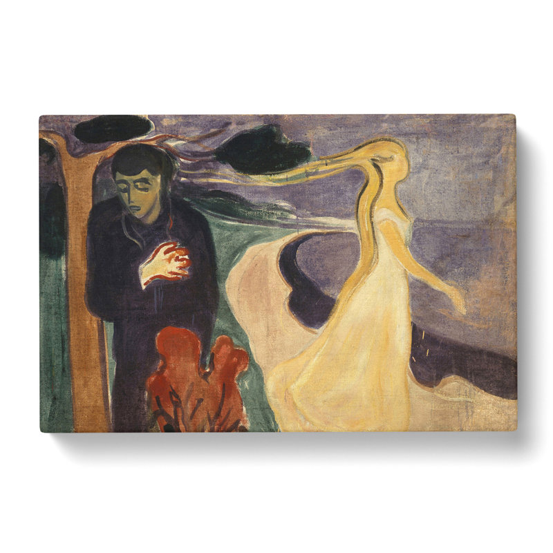 Separation by Edvard Munch - Wrapped Canvas Painting, 35cm H x 50cm W x 3cm D