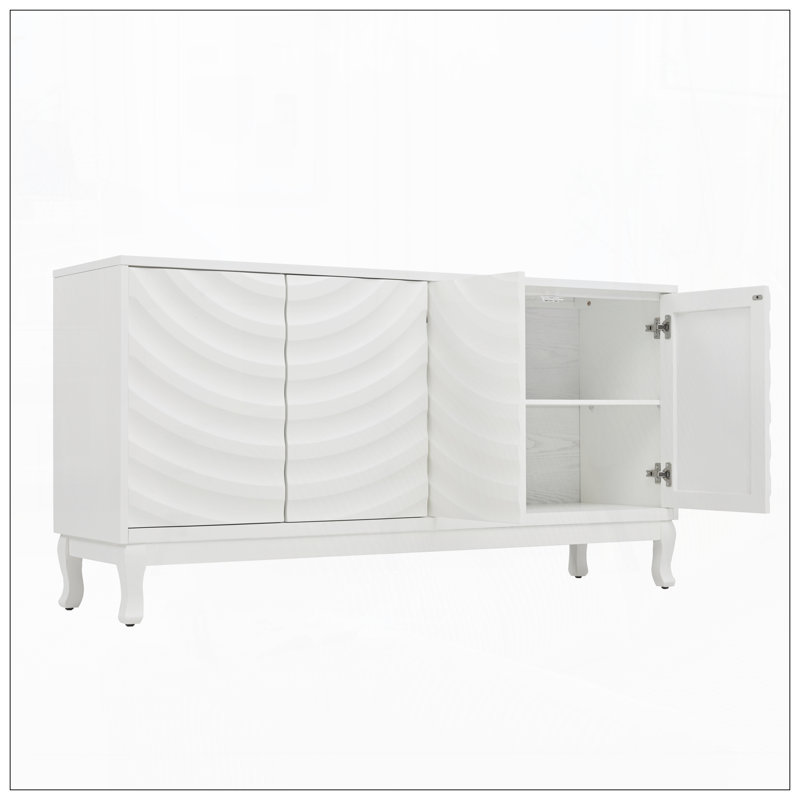 Buffet moderne pour le salon, Blanc