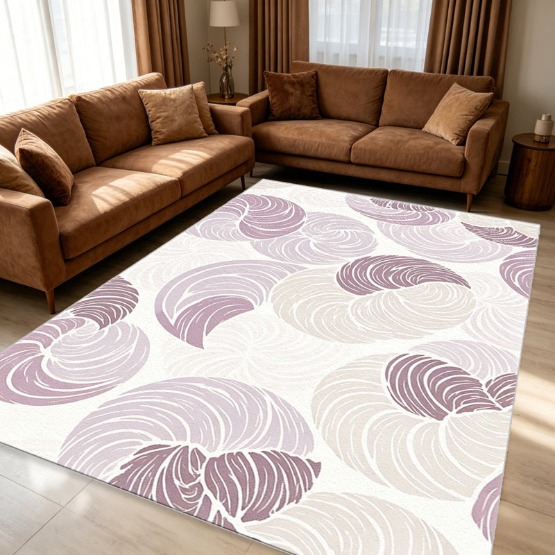 Burgundy Blush Geometric carpet-easy to clean, machine-washable, soft and comfortable; suitable for door mats, kitchens, living rooms, bedrooms, corridors, and laundry areas. Easy to clean, durable carpet for home decoration.