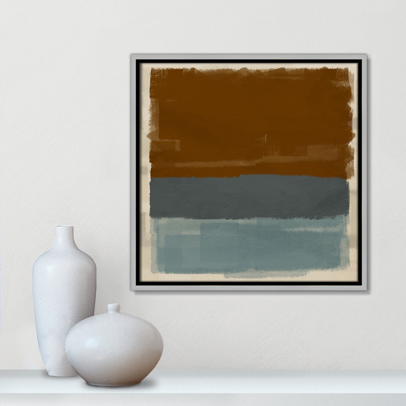 «Turbulent Honesty Square Version Print» par Marcus Prime, Argent argent, H 17,5 po x l 17,5 po