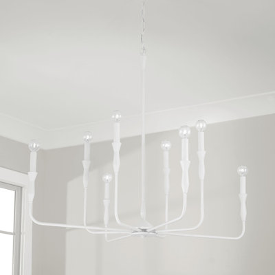 Lustre géométrique de style bougie 