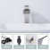 Waterfall Single Hole Bathroom Faucet with Drain Kit Included