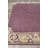 Contemporary hand-knotted New Zealand Wool Eggplant/Multi Area Rug-126125809