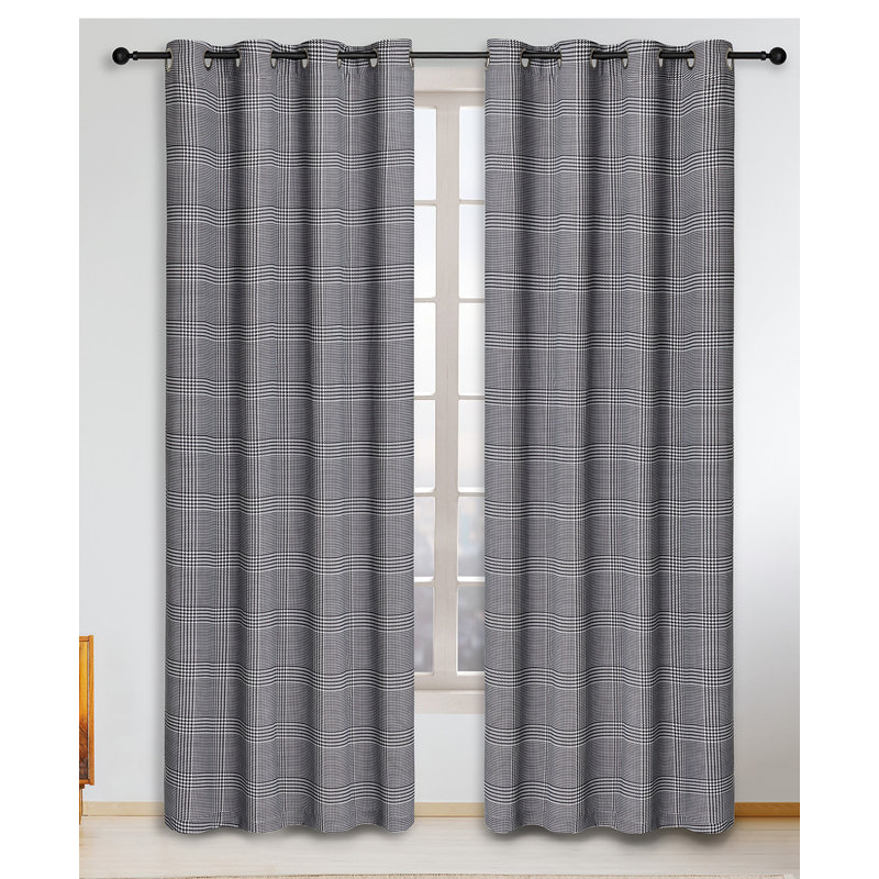 Polyester Room Darkening Curtain Pair