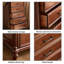 Armoire d'appoint en noyer massif