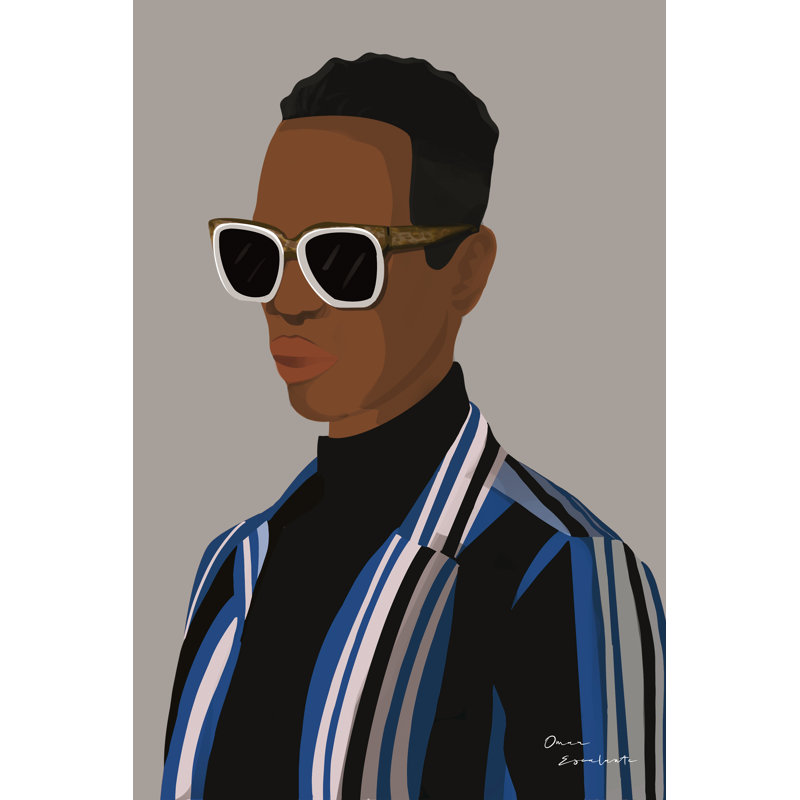 So Cool II 1 Piece Wrapped Canvas Wall Art, 30cm H x 20cm W