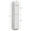 Armoire de cuisine 18 po x l 96 po x H 24 po x P 24 po avec tablettes réglables-160288712-160287792