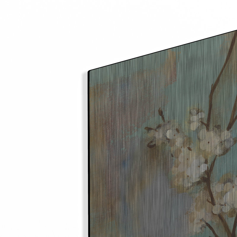  «Kyoto Blossoms 2» par Silvia Vassileva, art mural en métal, 36 po x 36 po, H 36 po x l 36 po