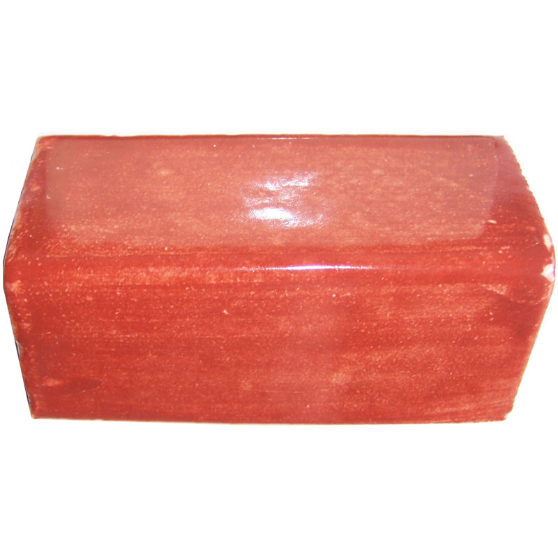 1.75" 5pcs TalaMex Talavera Clay V-Cap, Terracota, 1.75" W x 4" L