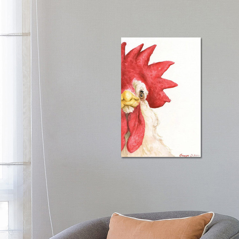 Chicken I - Wrapped Canvas Painting, 66.04 cm H x 45.72 cm W x 3.175 cm D