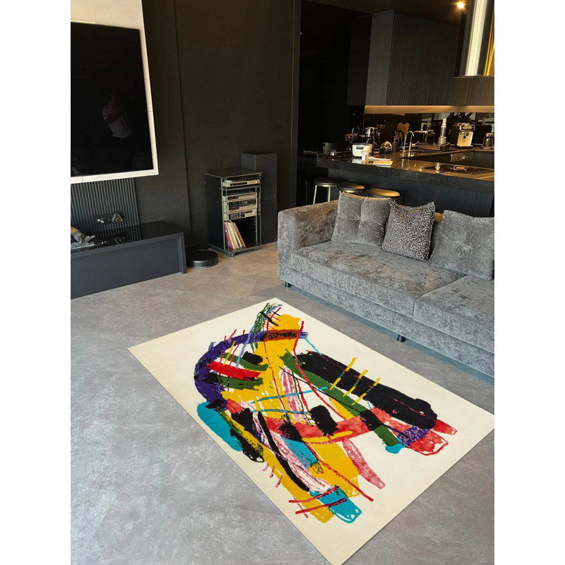 Tapis Kine, Rectangle 5 pi 1 po x 7 pi 10 po