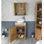 Slimline 515mm Free-standing Cloakroom Vanity Unit-838814550-838814548