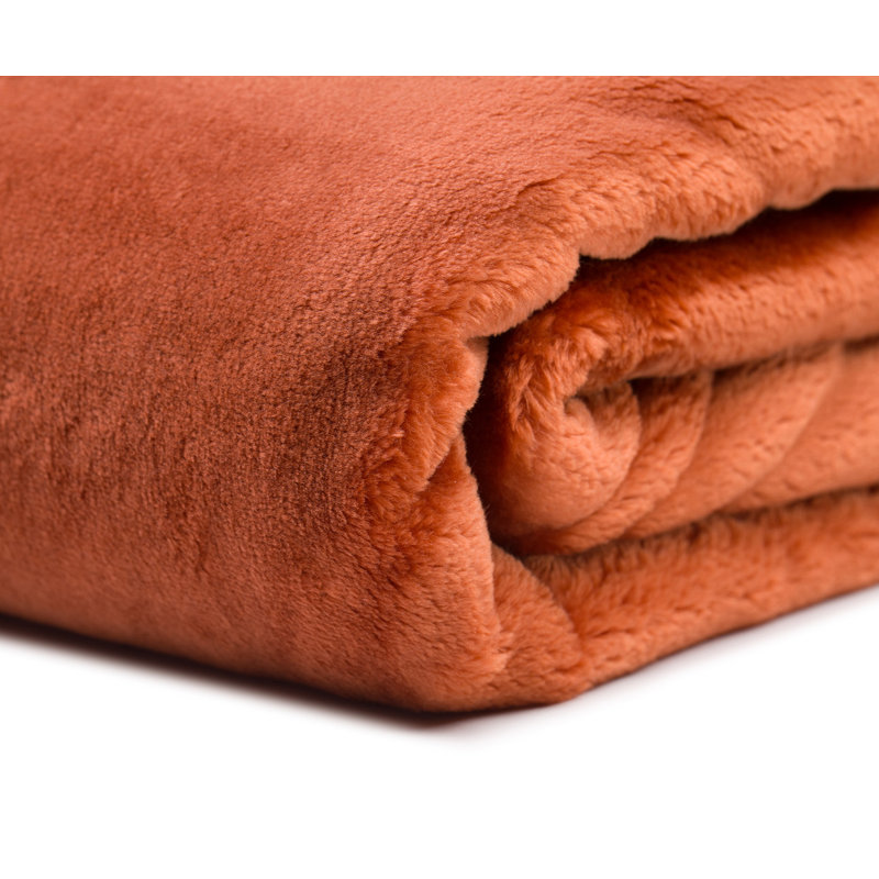 Throw Blanket, W240 x L220cm, Cinnamon
