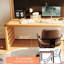 Bureau en bois massif en L Burlywood-924099458-924099456