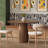 Modern Brazilian Burdon 47" Pedestal Dining Table-1877119442