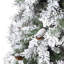 Arbre de Noël artificiel pin floqué-577171468