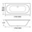 x Soaking Acrylic Bathtub-32914128