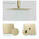 10" Ceiling Mounted Pressure Balancing Dual Shower Head Rain Shower System with Rough-in Valve and Trim Kit