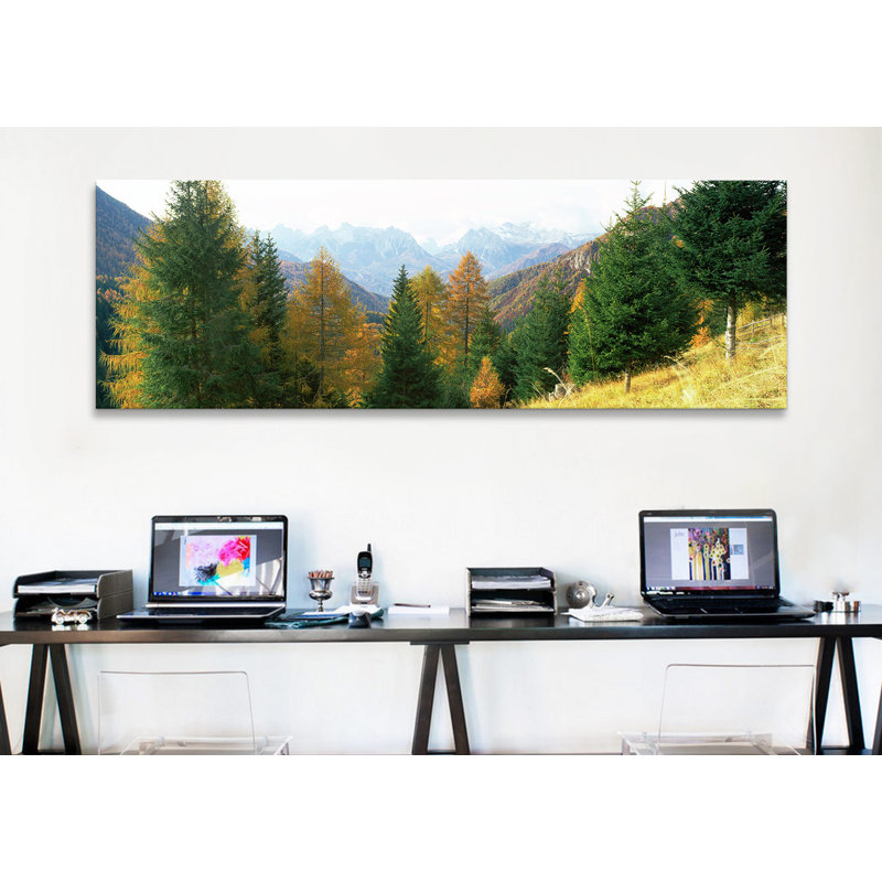«Dolomites, Veneto, Italy», reproduction de photo sur toile, H 16 po x l 48 po x P 1,5 po, Toile encadrée noire