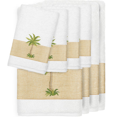 Ensemble de serviettes 8 pièces 100% coton turc Colton