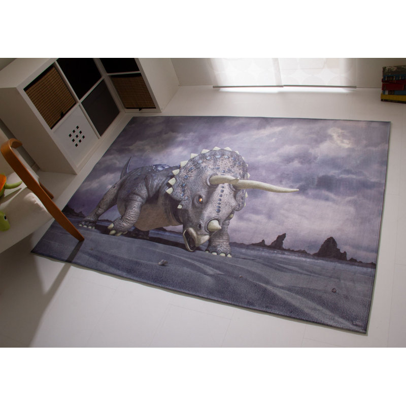 Roseann Purple Rug, Rectangle 80 x 150cm